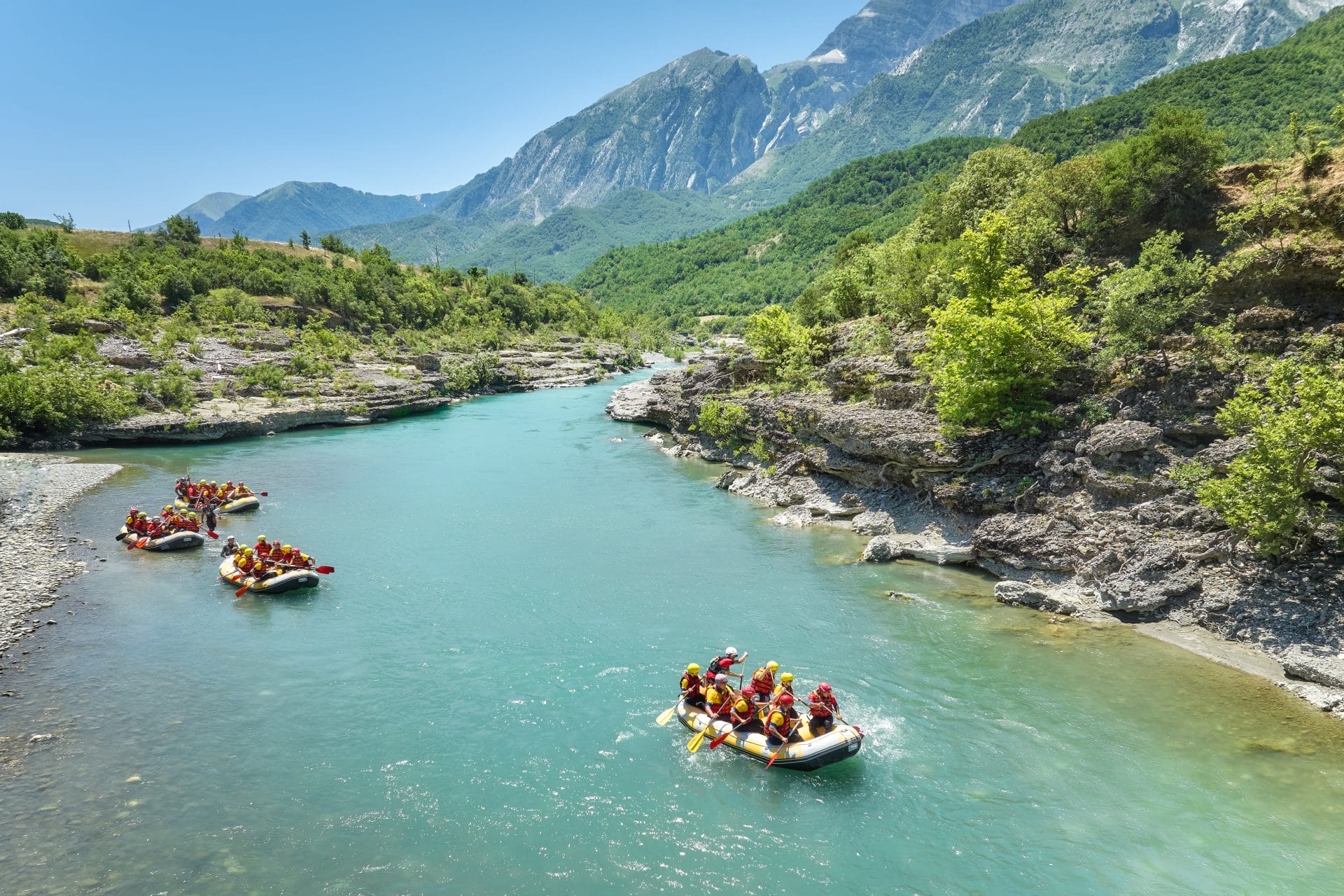 Kayaking and Rafting
