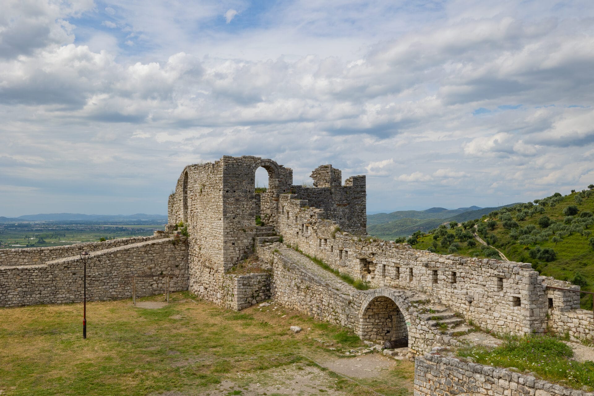 Berat Castle walls