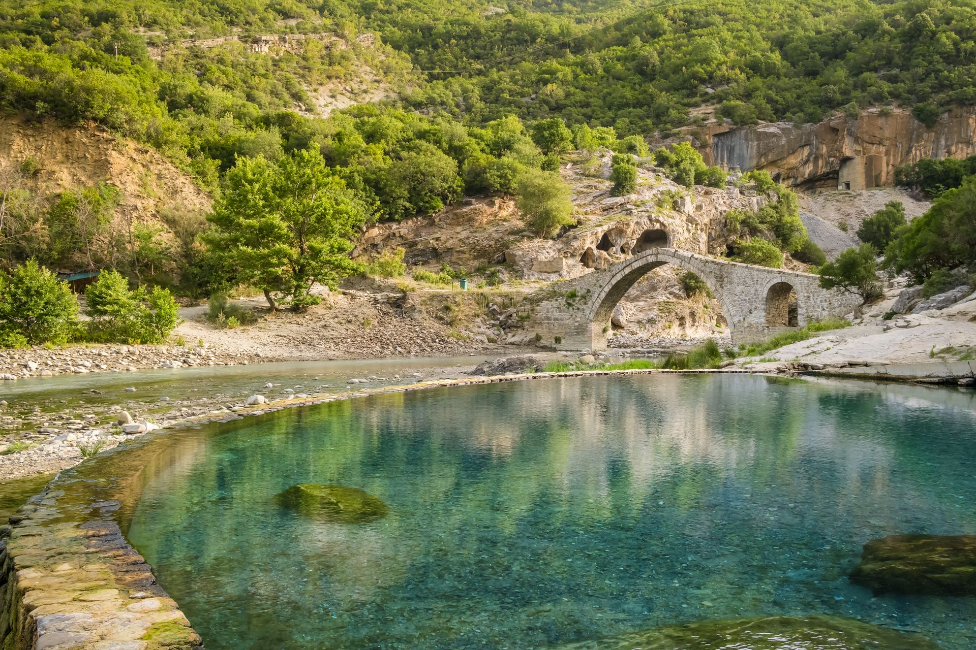 Benja Thermal Baths in Permet
