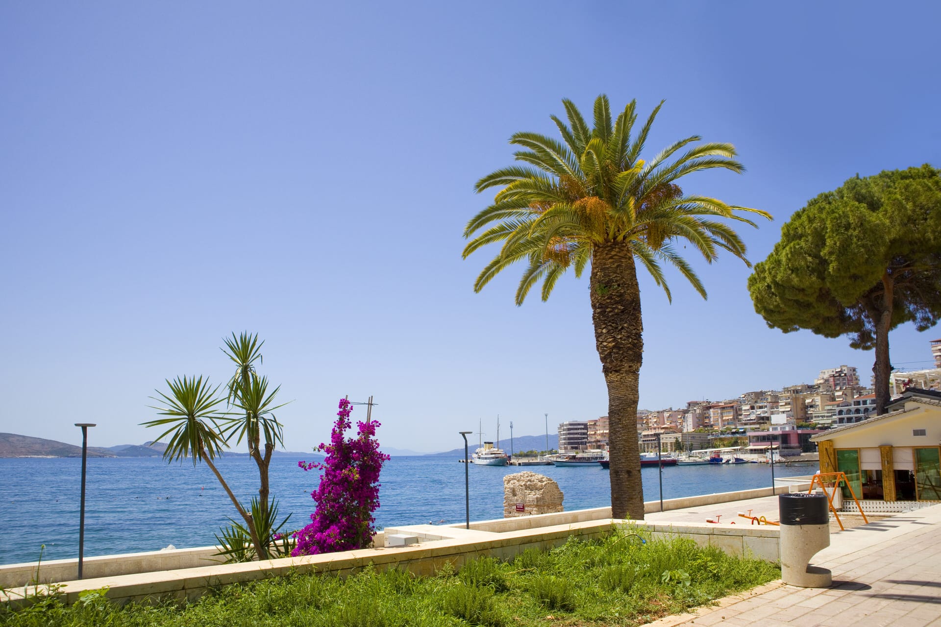 Saranda coastal town