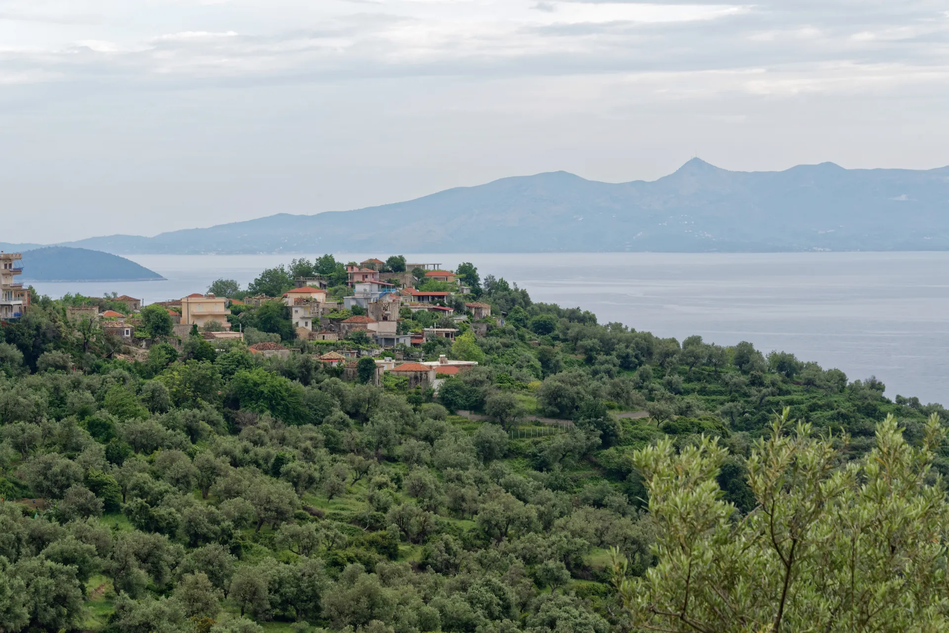 Piqeras village coastal view