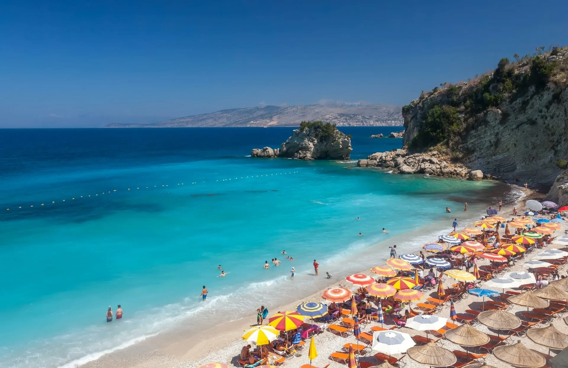 Ksamil Islands - Turquoise waters of southern Albania