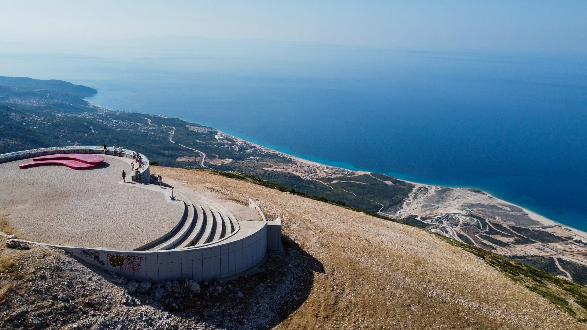 Llogara Pass on the Albanian Riviera by Car