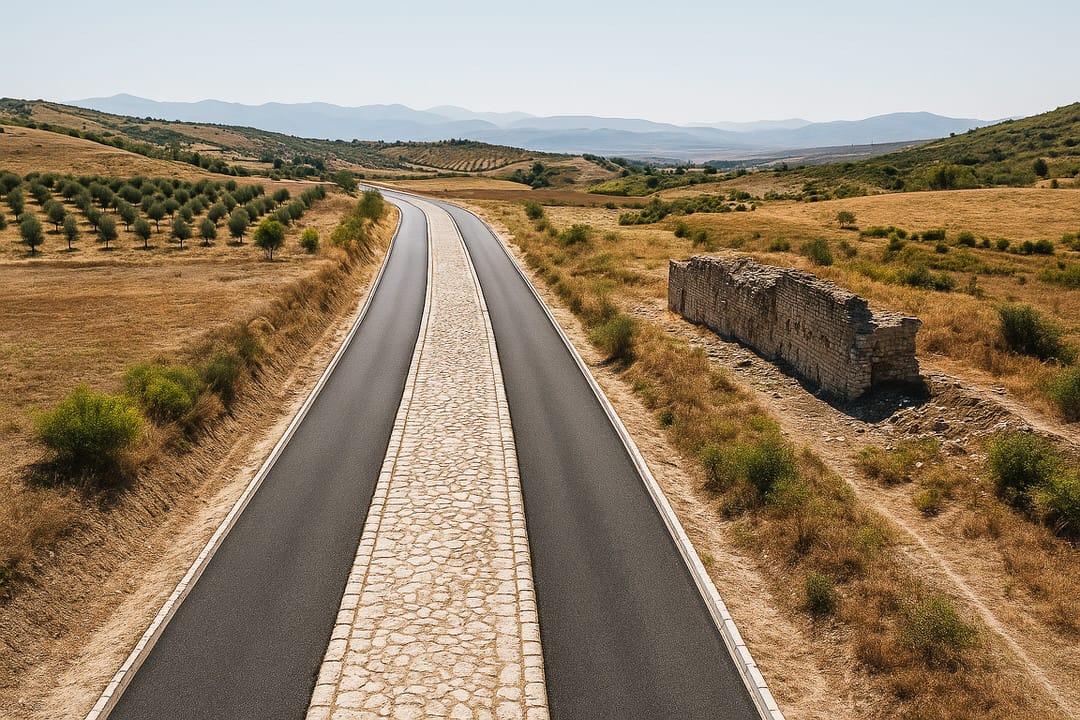 Albania Paves Over 2,000-Year-Old Roman Highway