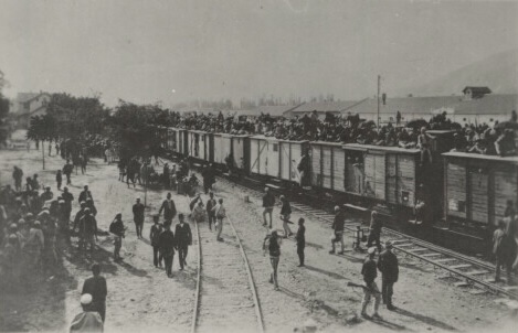 Skopje after being captured by Albanian revolutionaries in August, 1912 who defeated the Ottoman forces holding the